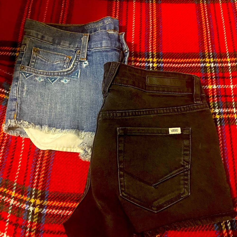 2 pair of Vans shorts